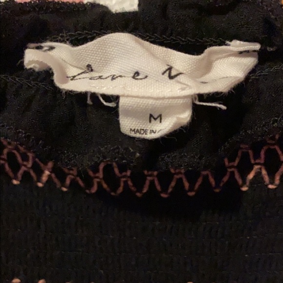 Black and Pink Tube Top - Picture 2 of 2